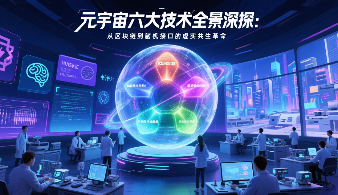 元宇宙六大技术全景深探:从区块链到脑机接口的虚实共生革命-第1张图片-梅塔社--元宇宙信息服务社 元宇宙六大技术全景深探:从区块链到脑机接口的虚实共生革命-第1张图片-梅塔社--元宇宙信息服务社